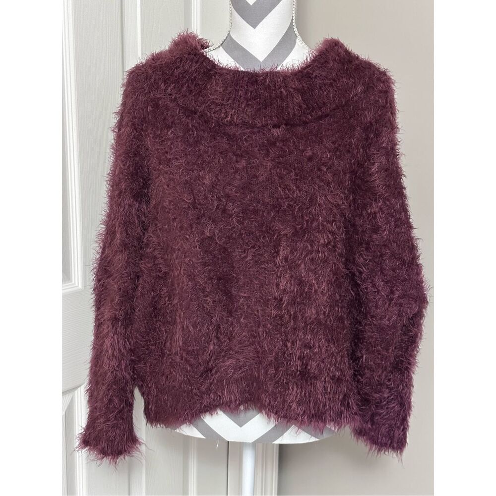 Express eyelash knit sweater